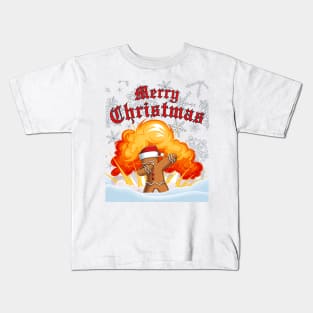 Merry Christmas Dab-splosion Kids T-Shirt